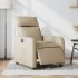 Sillón reclinable eléctrico de tela
