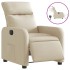 Sillón reclinable eléctrico de tela