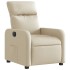 Sillón reclinable eléctrico de tela