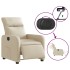 Sillón reclinable eléctrico de tela