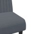 Juego de sofás 2 piezas terciopelo gris