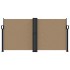 Toldo lateral retráctil gris taupe 120x1200