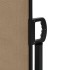 Toldo lateral retráctil gris taupe 120x1200