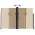Toldo lateral retráctil gris taupe 220x1000