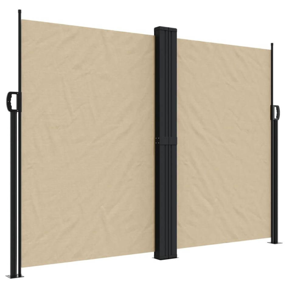 Toldo lateral retráctil beige 180x1200