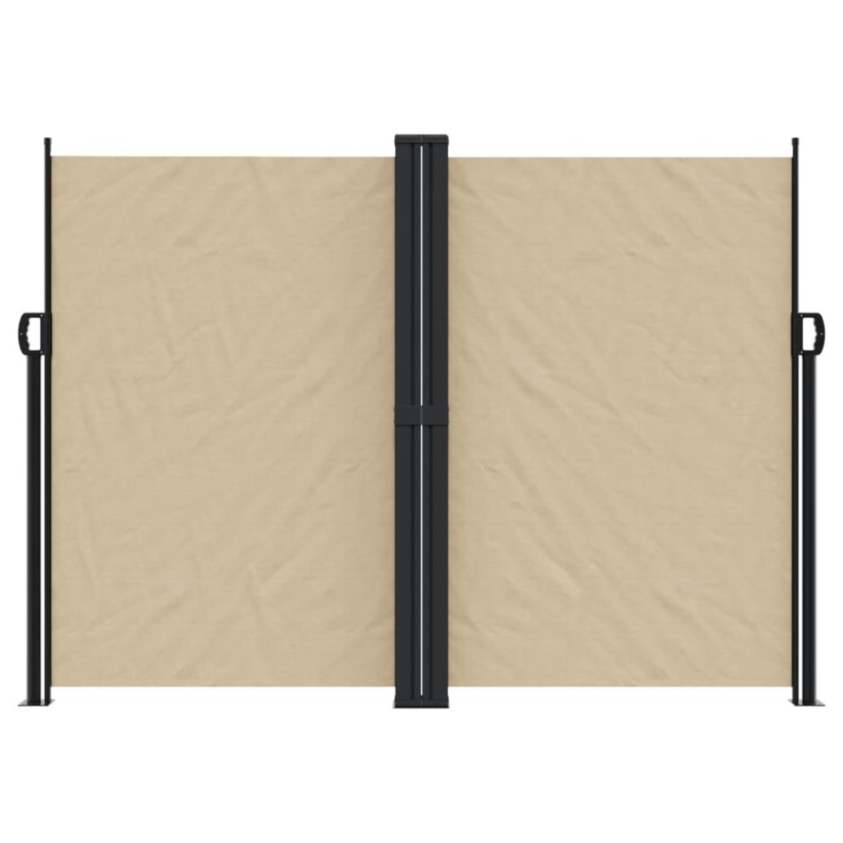 Toldo lateral retráctil beige 180x1200