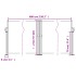 Toldo lateral retráctil beige 100x600
