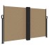 Toldo lateral retráctil gris taupe 140x1200
