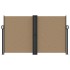 Toldo lateral retráctil gris taupe 140x1200