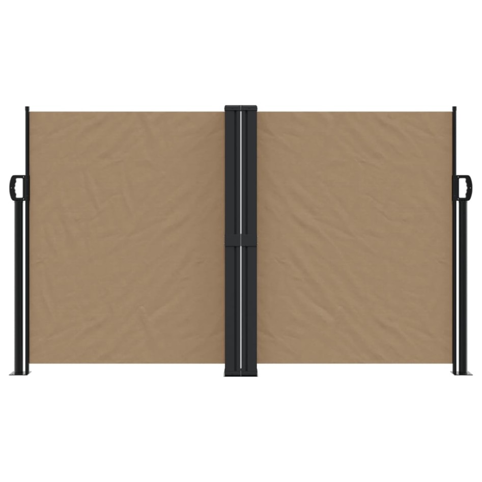 Toldo lateral retráctil gris taupe 140x1200