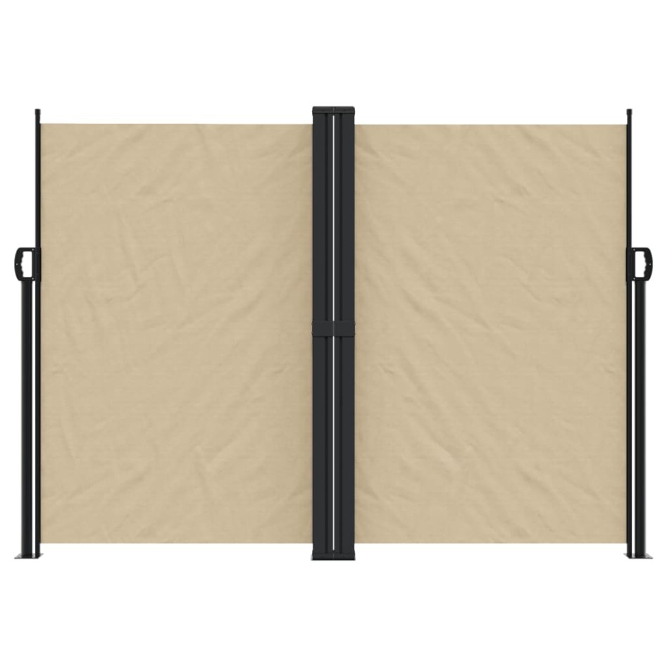 Toldo lateral retráctil beige 180x1000