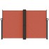 Toldo lateral retráctil terracota 160x1200
