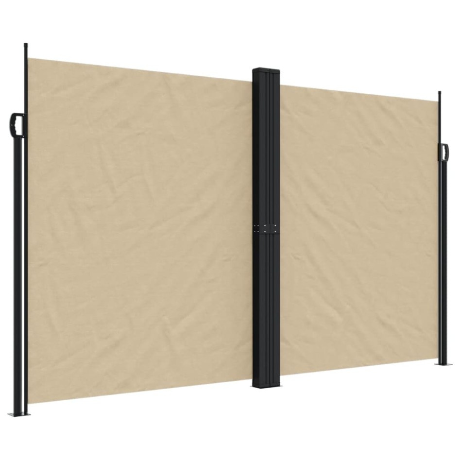 Toldo lateral retráctil beige 200x1000