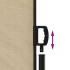 Toldo lateral retráctil beige 200x1000