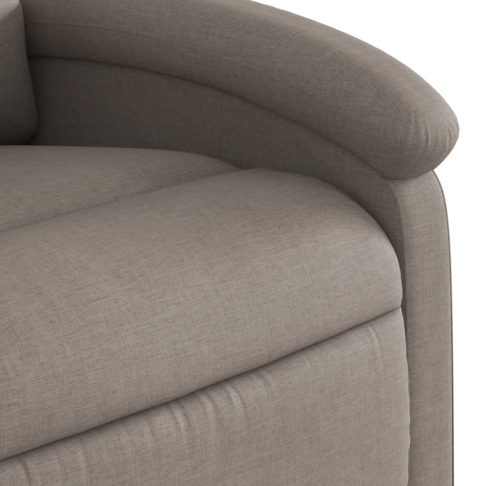 Sillón reclinable de masaje elevable tela gris