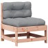 Juego de muebles jardín 5 pzas y cojines madera abeto