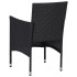 Sillas de comedor de jardín 2 unidades ratán sintético