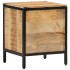 Mesita de noche madera maciza de mango 40x35x50