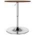 Mesa alta de madera maciza roble marrón oscuro Ø60x89,5