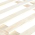 Estructura de cama con cabecero madera maciza pino 140x200