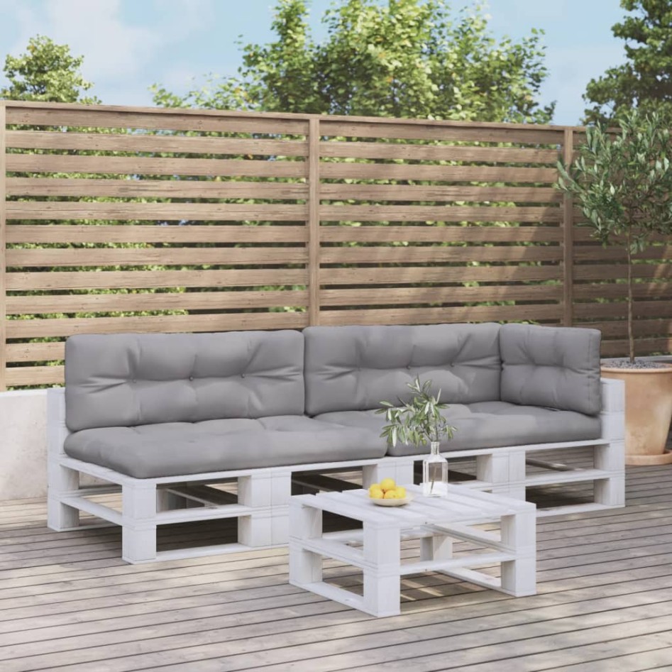 Cojines para palets 5 unidades tela