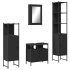 Juego de muebles de baño 4 pzas madera contrachapada