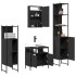 Juego de muebles de baño 4 pzas madera contrachapada