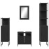Juego de muebles de baño 4 pzas madera contrachapada