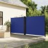 Toldo lateral retráctil azul 160x1000