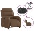 Sillón reclinable eléctrico de tela