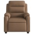 Sillón reclinable eléctrico de tela
