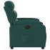 Sillón reclinable eléctrico tela verde