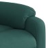 Sillón reclinable eléctrico tela verde