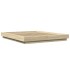 Estructura de cama madera de ingeniería roble Sonoma 150x200