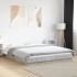 Estructura de cama madera de ingeniería gris hormigón