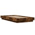 Estructura de cama madera de ingeniería roble humo 75x190
