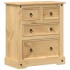 Cómoda cajonera Corona madera maciza de pino 80x43x91