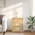 Cómoda cajonera Corona madera maciza de pino 80x43x91