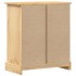 Cómoda cajonera Corona madera maciza de pino 80x43x91