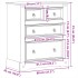 Cómoda cajonera Corona madera maciza de pino 80x43x91