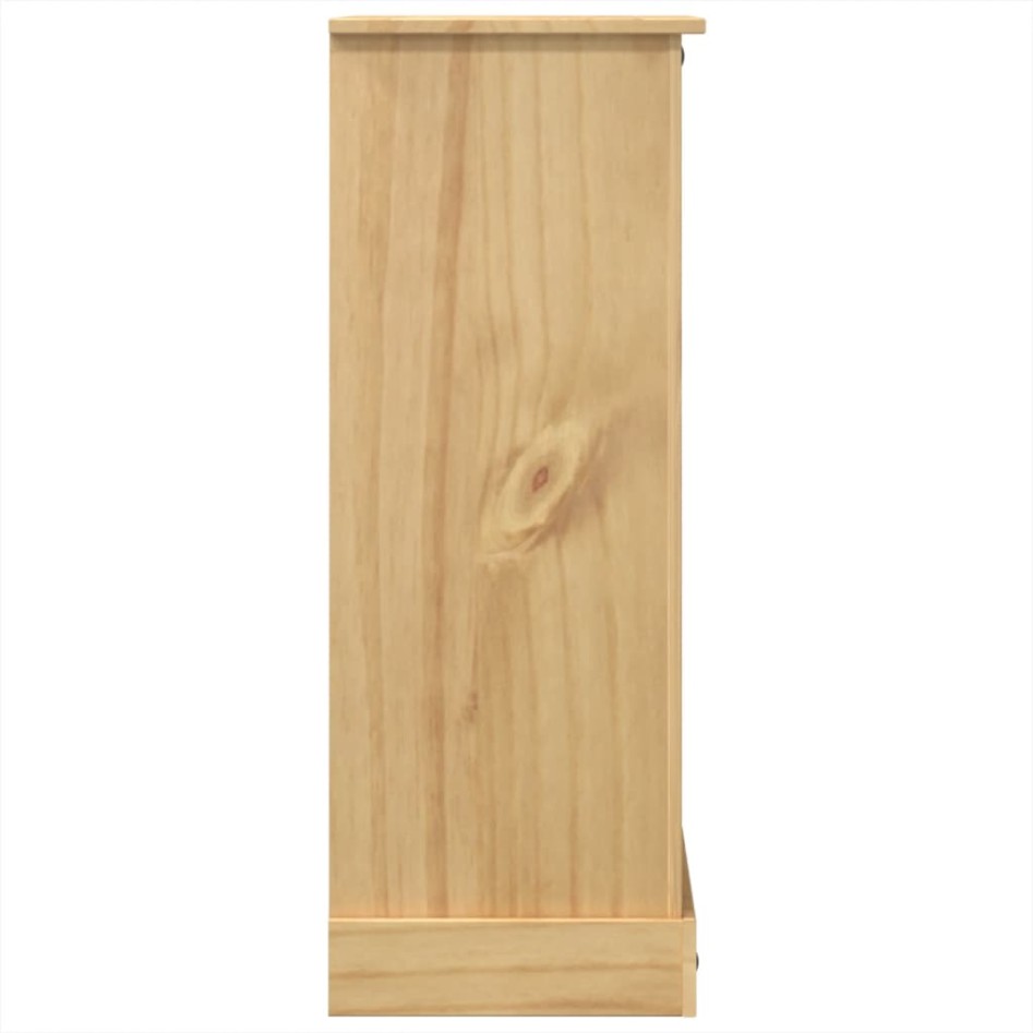Cómoda cajonera Corona madera maciza de pino 80x43x114