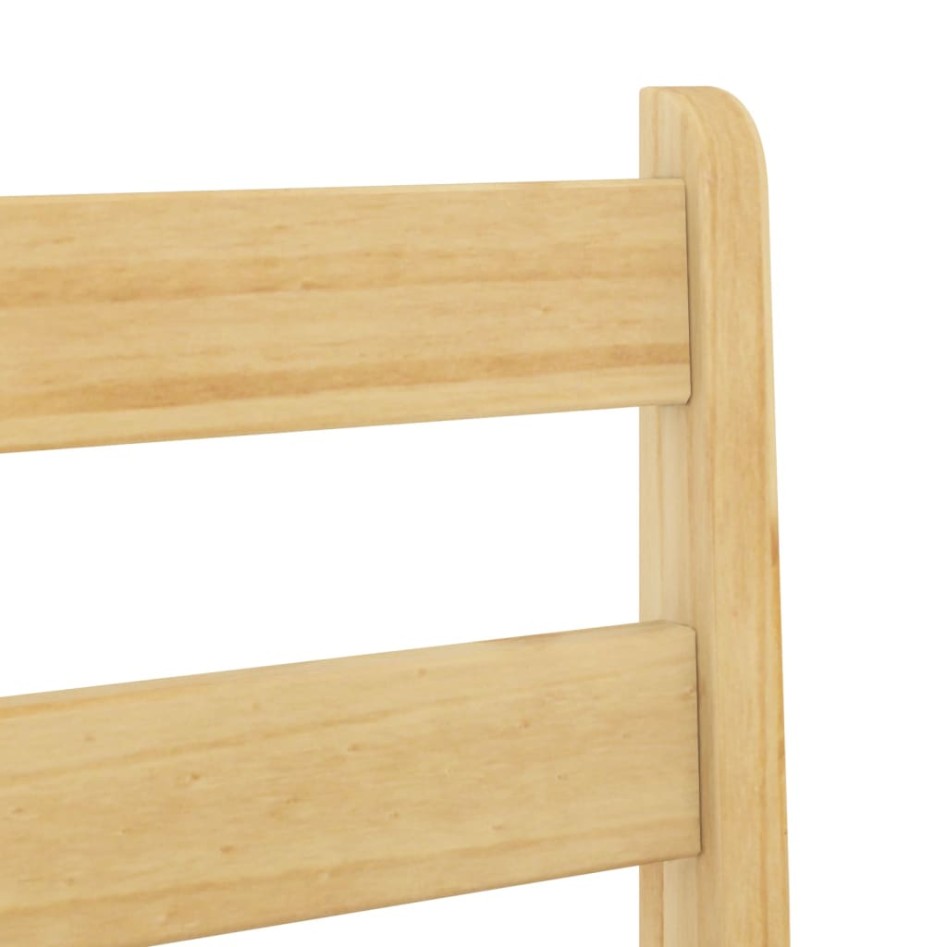 Taburetes altos 2 uds madera maciza de