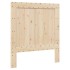 Estructura de cama con cabecero madera maciza de pino 90x200