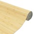 Biombo divisor de bambú color natural claro 165x400