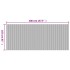 Biombo divisor de bambú color natural claro 165x400