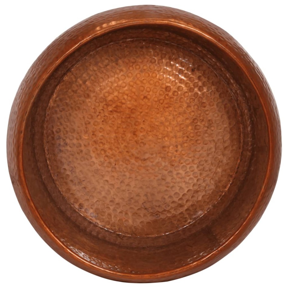 Mesa de centro de aluminio color latón Ø55x28