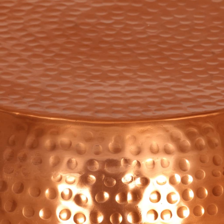 Mesa de centro de aluminio color latón Ø55x28