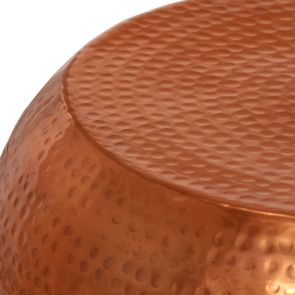 Mesa de centro de aluminio color latón Ø55x28