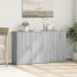 Aparador de madera de ingeniería 2 uds gris Sonoma 60x31x70