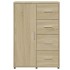 Aparadores 2 uds madera de ingeniería roble Sonoma 60x31x84